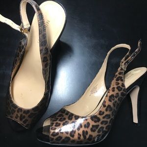 Nine West Leopard print shoes